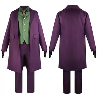 Strój Kostium Przebranie Joker Batman Cosplay Dla Dorosłych M 164/170 - Stroje karnawałowe - miniaturka - grafika 1