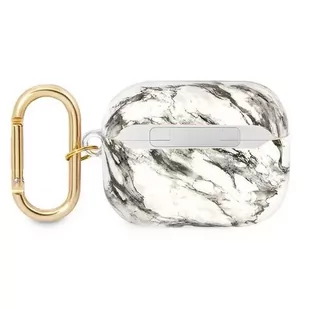 Guess GUAPHCHMAG AirPods Pro cover szary/grey Marble Strap Collection - Akcesoria do słuchawek - miniaturka - grafika 2
