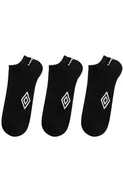 Skarpetki damskie - Umbro bawełniane czarne stopki 3-pack, Kolor czarny, Rozmiar 35-38, Umbro - Primodo.com - miniaturka - grafika 1