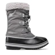 Buty dla chłopców - Śniegowce Sorel Yoot Pac Nylon Wp NY1962 Szary - miniaturka - grafika 1