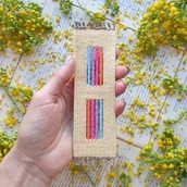 Zakładki do książek - Ręcznie tkana zakładka do książek - FOL 47O. - miniaturka - grafika 1