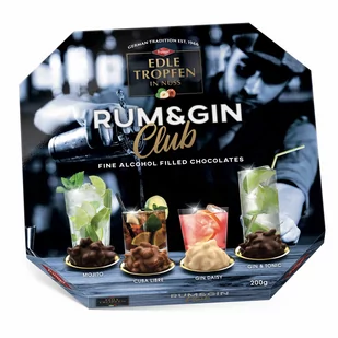 Edle Tropfen bombonierka Rum&Gin 200g - Bombonierki i czekoladki - miniaturka - grafika 1