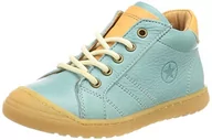 Buty dla dziewczynek - Bisgaard Buty dziecięce Thor L First Walker Shoe, uniseks, niebieski A, 21 EU - miniaturka - grafika 1