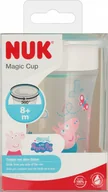 Bidony dla dzieci - NUK NUK Trinkbecher Peppa pig Magic Cup 230ml, türkis - miniaturka - grafika 1