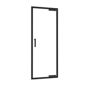 Akcesoria do armatury i ceramiki - Sensea Profile drzwi uchylnych czarny Easy 90 X 190 - miniaturka - grafika 1