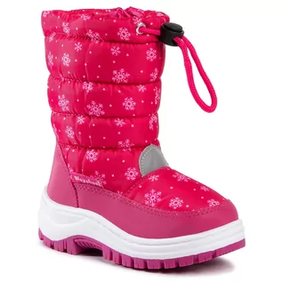 Buty dla dziewczynek - Śniegowce PLAYSHOES - 193013 Pink 18 - grafika 1