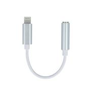 Adaptery i przejściówki - Forever adapter audio jack 3,5mm - Lightning biały - miniaturka - grafika 1