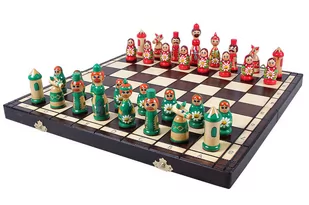Sunrise Chess & Games, gra logiczna Szachy Babuszki, zielone - Gry planszowe - miniaturka - grafika 1