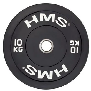 HMS BBR10 BLACK TALERZ OLIMPIJSKI BUMPER 10 KG 1AB-17-61-016 - Pozostały sprzęt siłowy - miniaturka - grafika 1