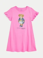 Sukienki i spódniczki dla dziewczynek - Polo Ralph Lauren Sukienka codzienna 312965157002 Różowy Regular Fit - miniaturka - grafika 1
