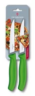 Noże kuchenne - Victorinox 2 noże do pizzy ząbk 12 cm zielone 6.7936.12L4B - miniaturka - grafika 1