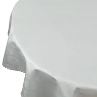 Obrusy i serwetki - Obrus Plamoodporny Świąteczny Pisanki Wielkanocny 3355 Biały Okrągły-śr. 160 cm - miniaturka - grafika 1