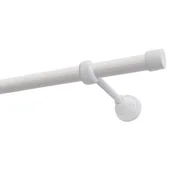 Karnisze - Karnisz DECASTYL Luna pojedynczy 240 cm Biały - miniaturka - grafika 1