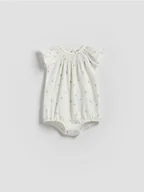 Body dla niemowląt - Reserved - Wzorzyste body z falbankami - biały - miniaturka - grafika 1