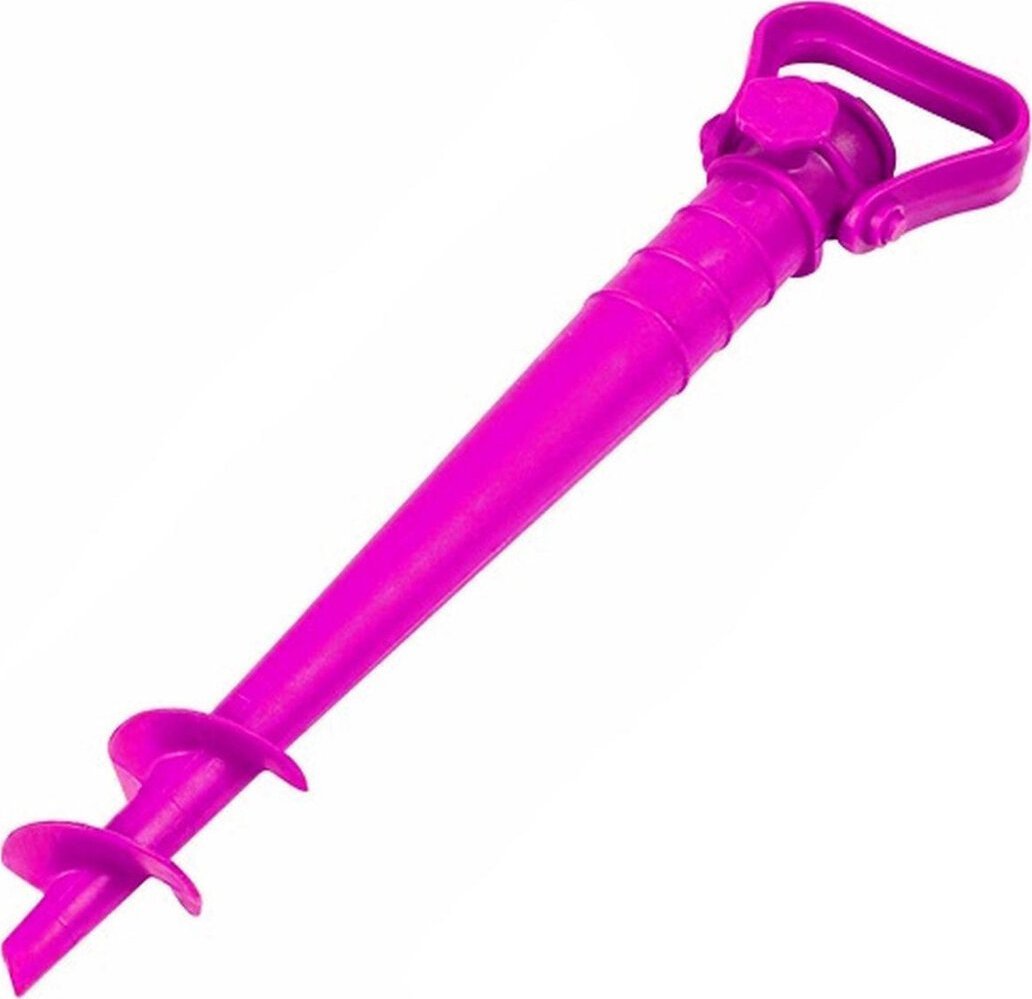 ProBeach BAZA MOCOWANIE DO PARASOLA PLASTIKOWA WKRĘCANA RÓŻOWA