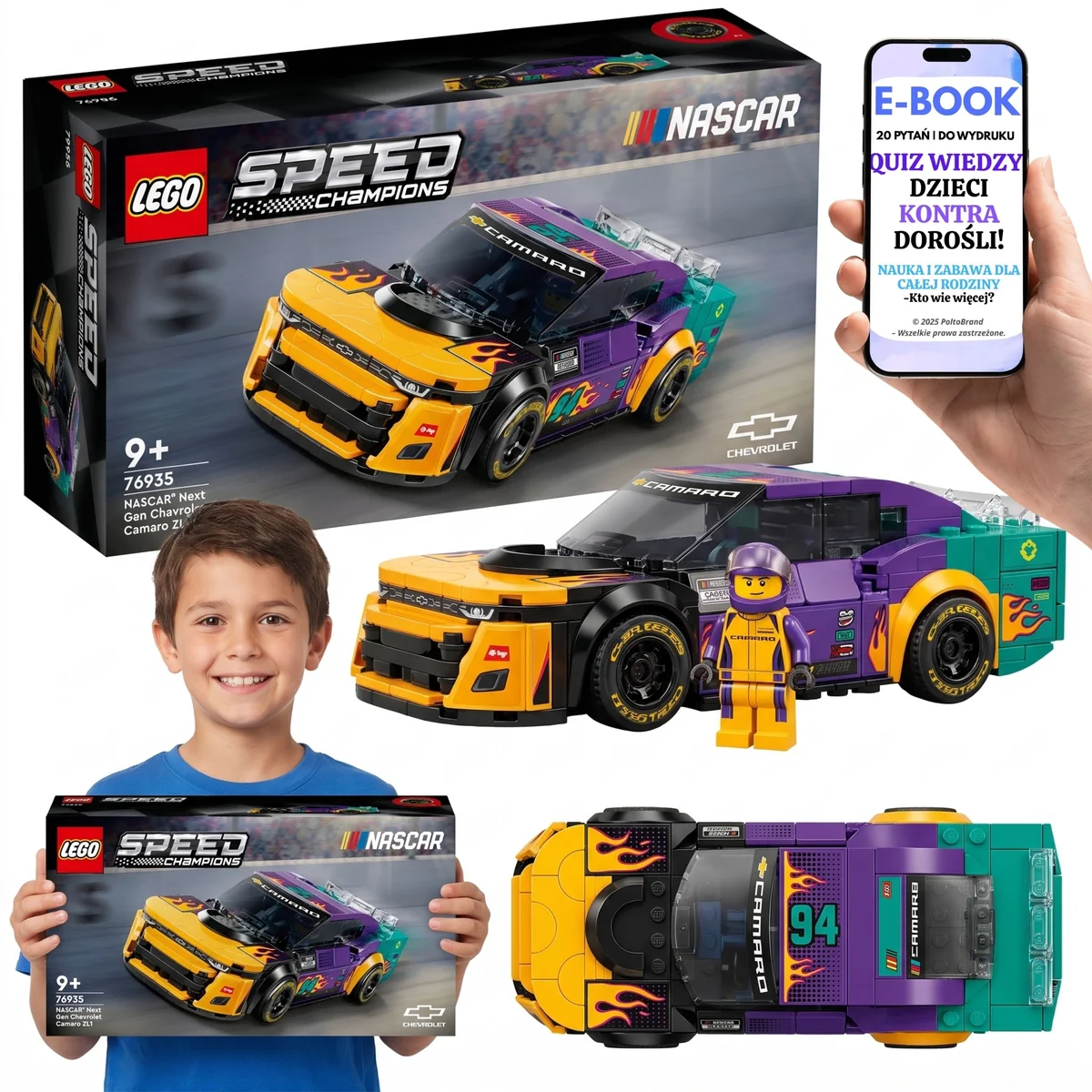 LEGO Speed Champions 76935 dla Fana NASCAR i Motoryzacji • 9 10 11 lat