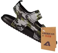 Buty dla dziewczynek - Dziecięce klapki basenowe American Club BNH-99BL 24 - miniaturka - grafika 1