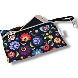 Etui na klucze etui na telefon saszetka portfelik łowicz folk - Etui na klucze - miniaturka - grafika 1