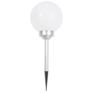 Zestaw 6 Ogrodowych Lampa Solarnych Kula Mleczna śr. 20cm 4 LED - Lampy ogrodowe - miniaturka - grafika 1