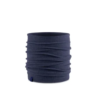 Komin wełniany Buff Merino Fleece Neckwarmer solid navy - ONE SIZE - Apaszki i szaliki damskie - miniaturka - grafika 1