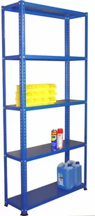 Regał magazynowy 2000x950x400 - 5 półkowy lekki R-1-05-03 - Szafy i regały magazynowe - miniaturka - grafika 1