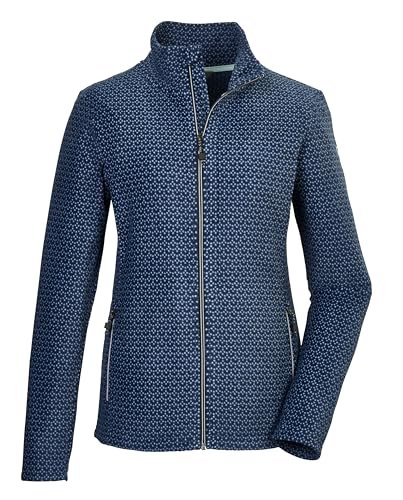 killtec Damska kurtka polarowa ze stójką KOW 106 WMN FLC JCKT, granatowa, 42, 41796-000