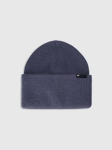 4F Czapka w kolorze granatowym - Czapki damskie - miniaturka - grafika 1