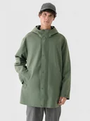 Kurtki męskie - Męska kurtka przejściowa przeciwdeszczowa Outhorn OTHWAW24TTJAM0840 - khaki - miniaturka - grafika 1