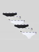 Majtki damskie - Stringi z elastycznym pasem z logo w zestawie 6 szt. - miniaturka - grafika 1