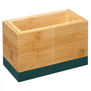 Organizer na sztućce regulowany rozmiar bambusowy czarny 18 x 10 x 12 cm 179697D - Akcesoria i części do zmywarek - miniaturka - grafika 1