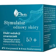 Serum do twarzy - AVA AVA Stymulator odnowy skóry Efekt redukcji zmarszczek Krem do twarzy na dzień i na noc, 50ml - miniaturka - grafika 1