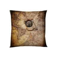 Poszewki na poduszki - Poszewka 45 x 45 cm Kompas wielokolorowy - miniaturka - grafika 1