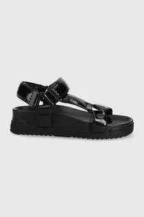 Sandały damskie - ALDO sandały TALANA damskie kolor czarny na platformie - grafika 1