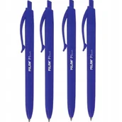Długopisy - MILAN DŁUGOPIS AUTOMATYCZNY P1 NIEBIESKI 4 SZT - miniaturka - grafika 1