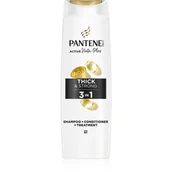 Szampony do włosów - Pantene Pro-V Active Nutri Plex Thick&Strong szampon do włosów osłabionych i zniszczonych 3 w 1 325 ml - miniaturka - grafika 1