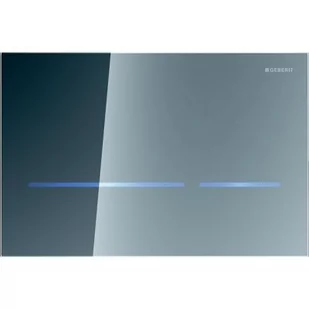 Geberit Sigma80 zestaw uruchamiający WC elektroniczny szkło lustrzane 116.090.SM.6 - Przyciski spłukujące - miniaturka - grafika 1