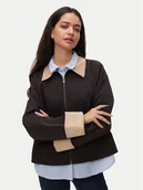 Kurtki damskie - Vero Moda Kurtka przejściowa Vicky 10347720 Brązowy Relaxed Fit - miniaturka - grafika 1