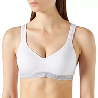 Biustonosze - Emporio Armani Wyściełany biustonosz, biały, XL - miniaturka - grafika 1