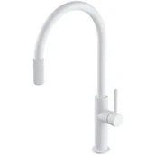 Baterie kuchenne - OMNIRES SW9057-FD1WM SWITCH bateria kuchenna z zestawem filtrującym D1, biały mat - miniaturka - grafika 1