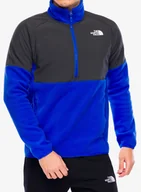 Bluzy sportowe męskie - Bluza bez kaptura The North Face Glacier Heavyweight 1/2 Zip - tnf blue/asphalt grey - miniaturka - grafika 1