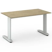 Stoły i stoliki do biura - B2B Partner Biurko Flexible 1600 x 800 mm, dąb naturalny 468262 - miniaturka - grafika 1
