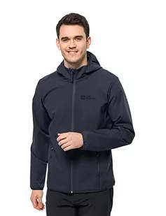 Jack Wolfskin Męska Kurtka Bornberg, Night Blue, L - Kurtki męskie - miniaturka - grafika 1