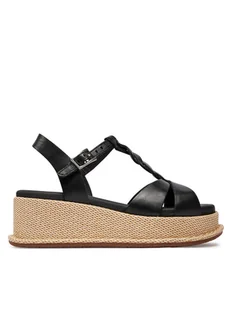 Clarks Sandały Kimmei Twist 26176391 Czarny - Sandały damskie - miniaturka - grafika 1