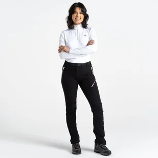 Dare 2b - Damskie Spodnie Trekkingowe Softshell Melodic Pro Czarny, Rozmiar: 44R - Spodnie damskie - miniaturka - grafika 1