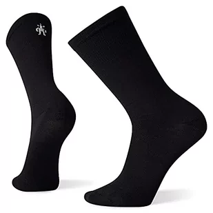 Smartwool Męskie skarpety trekkingowe Classic Edition Zero Cushion Liner Crew, Czarny, X-Large - Skarpetki damskie - miniaturka - grafika 1