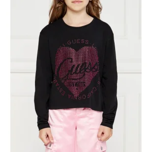 Guess Bluzka | Regular Fit - Bluzy dla dziewczynek - miniaturka - grafika 1