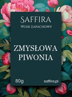 Wosk zapachowy – ZMYSŁOWA PIWONIA – 80g - Zapachy do domu - miniaturka - grafika 1