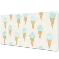 Podkładki na biurko - Ochronna podkładka na biurko Lodowy wzór 90x45 cm - miniaturka - grafika 1