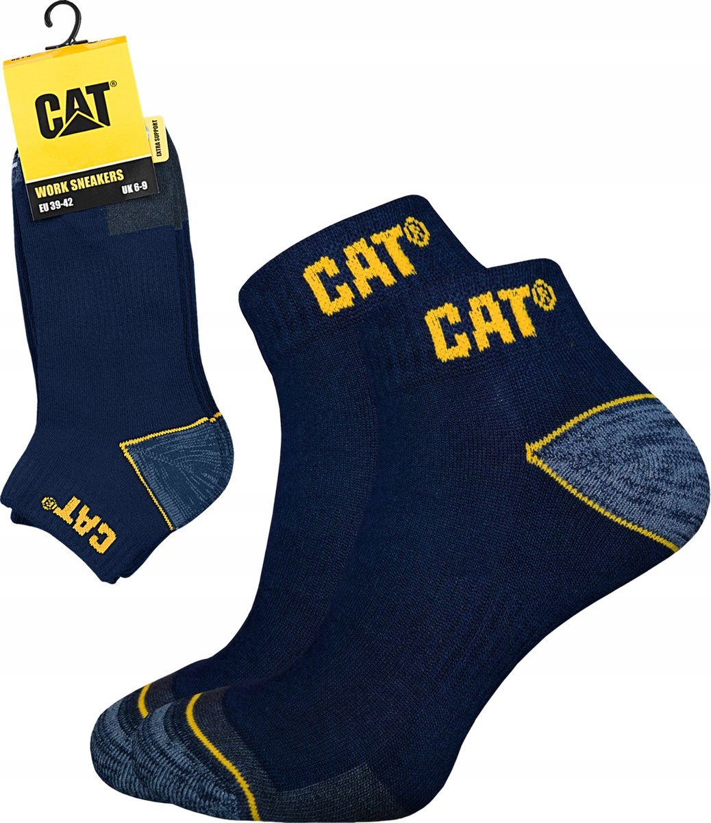 Skarpetki robocze Caterpillar Work Sneakers granatowe r. 39-42 1para