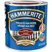 Farby olejne i specjalne - Hammerite Farba Prosto Na Rdzę Czerwony Tlenkowy Połysk 2,5 l - miniaturka - grafika 1